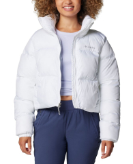 Жіноча укорочена стьобана куртка Columbia 1159894843 (Білий L)