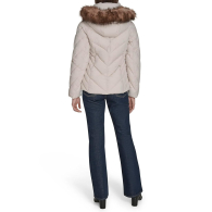 Жіноча стьобана куртка Tommy Hilfiger на блискавці 1159908477 (Молочний XL)