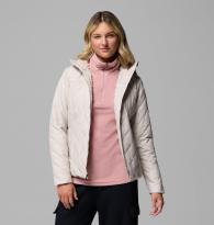 Женская стеганая куртка Columbia на меху 1159954759 (Бежевый 1X)