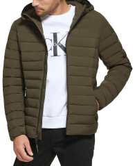 Чоловіча куртка Calvin Klein з капюшоном 1160640645 (Зелений XXL)
