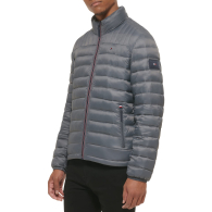Чоловіча куртка Tommy Hilfiger на блискавці 1160683831 (Сірий XL)