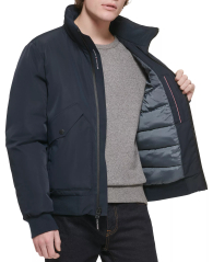 Мужская куртка Tommy Hilfiger с капюшоном 1160728996 (Синий L)