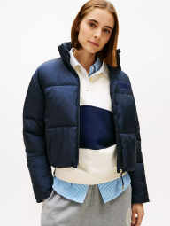 Женская укороченная куртка Tommy Hilfiger 1161041076 (Синий XXL)