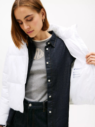 Женская укороченная куртка Tommy Hilfiger 1161126260 (Белый XXL)