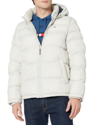 Мужская куртка Tommy Hilfiger с капюшоном 1162739583 (Серый XXL)