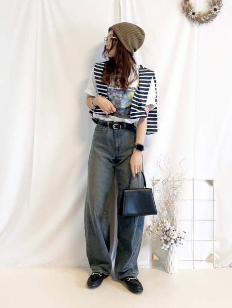Стильний лонгслів Uniqlo 1159838469 (Синій L)