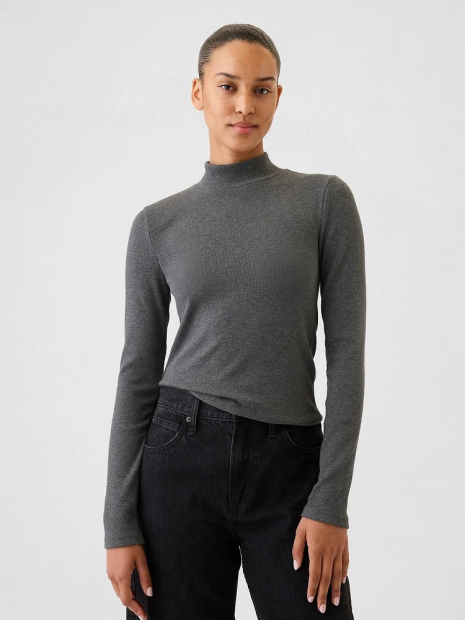 Женский лонгслив GAP 1159838522 (Серый L)