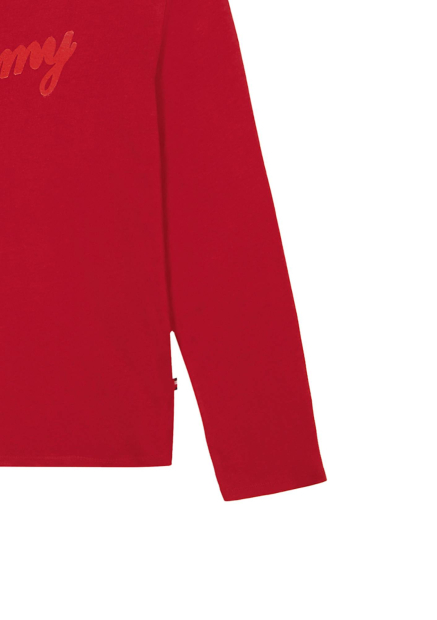 Дитячий лонгслів Tommy Hilfiger з логотипом 1159839539 (Червоний S)