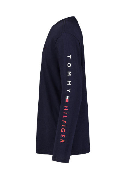 Дитячий лонгслів Tommy Hilfiger з логотипом 1159839575 (Синій XL)