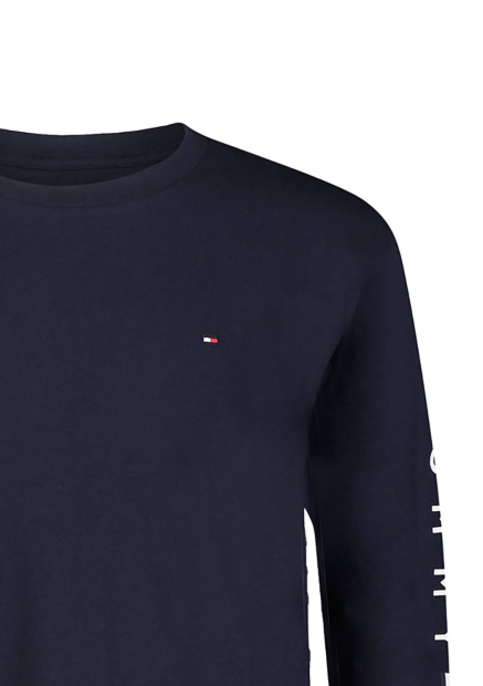 Дитячий лонгслів Tommy Hilfiger з логотипом 1159839575 (Синій XL)