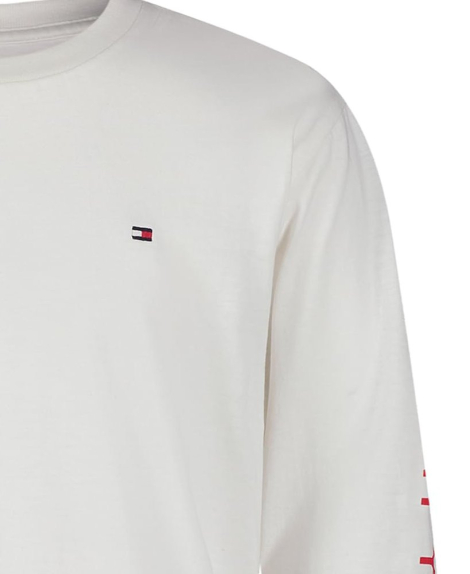 Дитячий лонгслів Tommy Hilfiger з логотипом 1159839762 (Білий 7)