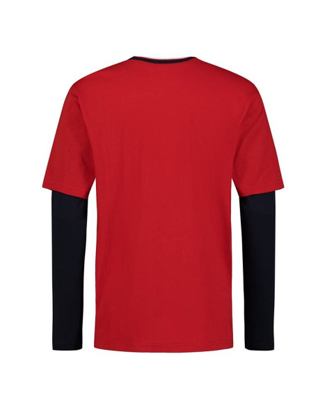 Детский лонгслив Tommy Hilfiger с логотипом 1159841412 (Красный 2T)