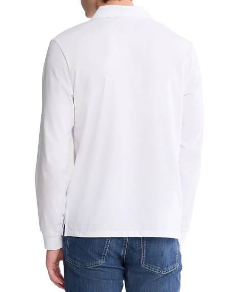 Мужской лонгслив-поло Calvin Klein 1159841755 (Белый L)