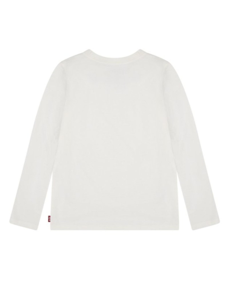 Детский лонгслив Levi's с нашивками 1159841911 (Молочный 6)