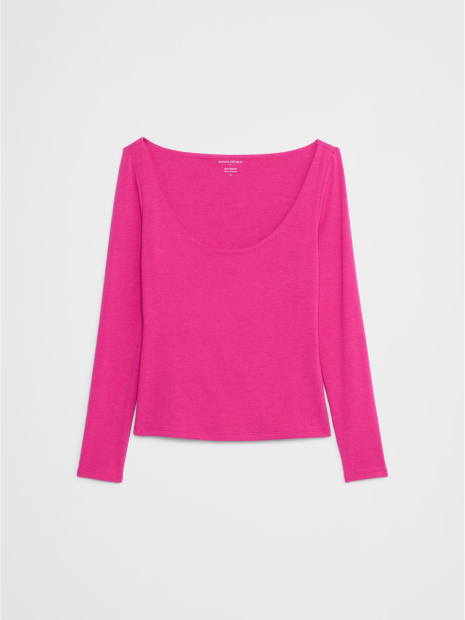 Женский лонгслив Banana Republic 1159843837 (Розовый S)