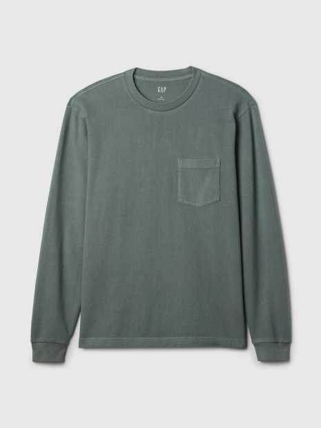 Чоловічий лонгслів GAP 1159846210 (Зелений 3XL)