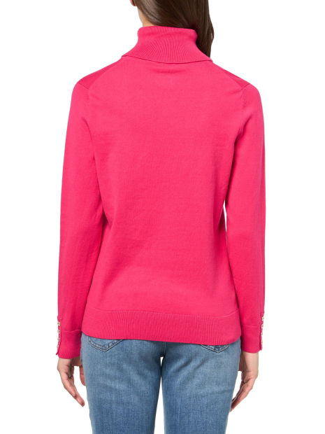 Жіночий лонгслів Tommy Hilfiger водолазка 1159846954 (Рожевий XXL)