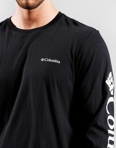 Мужской лонгслив Columbia 1159847906 (Черный XL)