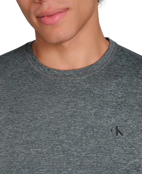 Чоловічий лонгслів-рашгард Calvin Klein із захистом від сонця UPF 40 1159849444 (Сірий XXL)
