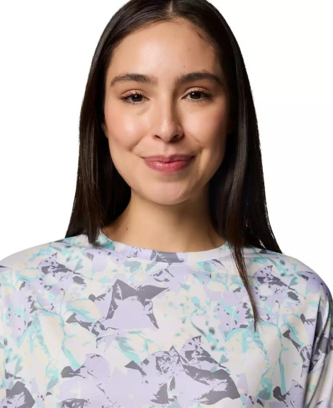 Женский лонгслив Columbia с защитой UPF 40 и влагоотводящей способностью 1159852093 (Разные цвета XL)