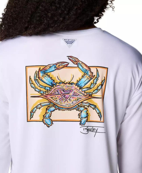 Женский лонгслив Columbia с защитой UPF 40 и влагоотводящей способностью 1159852148 (Белый XL)