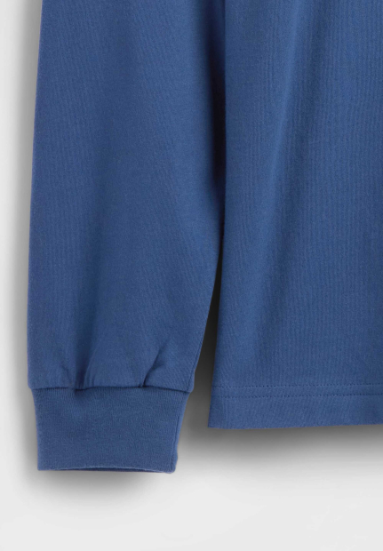 Базовый лонгслив GAP 1159853268 (Синий XL)