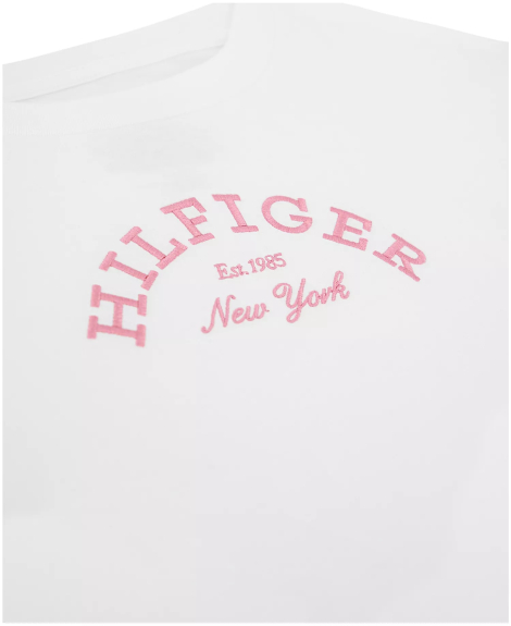 Дитячий лонгслів Tommy Hilfiger з вишивкою 1159854524 (Білий 3T) на зріст 99 см
