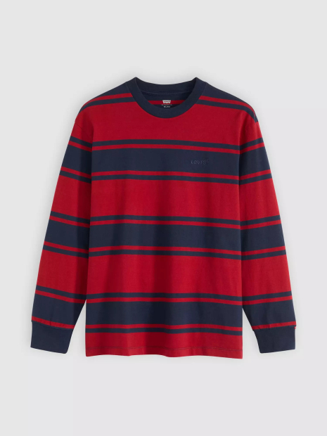 Чоловічий лонгслів Levi's 1159856338 (Синій/Червоний XXL)