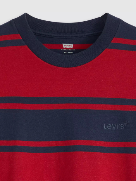 Чоловічий лонгслів Levi's 1159856338 (Синій/Червоний XXL)