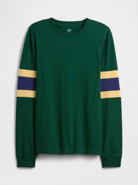 Мужской лонгслив GAP 1159856608 (Зеленый M)