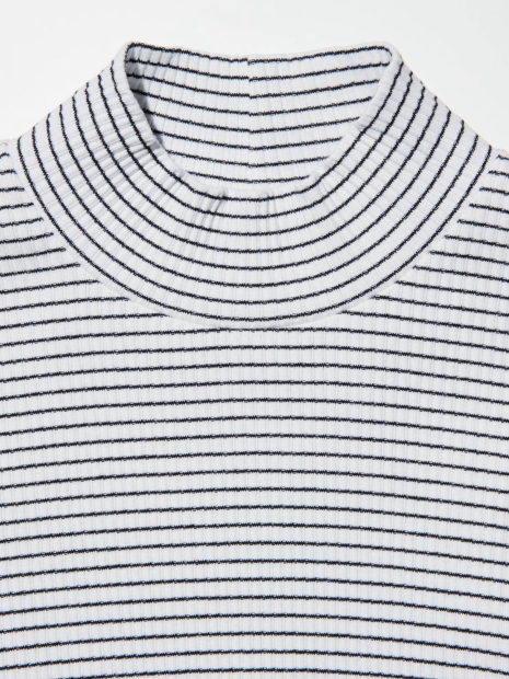 Женский лонгслив UNIQLO водолазка 1159857184 (Белый S)