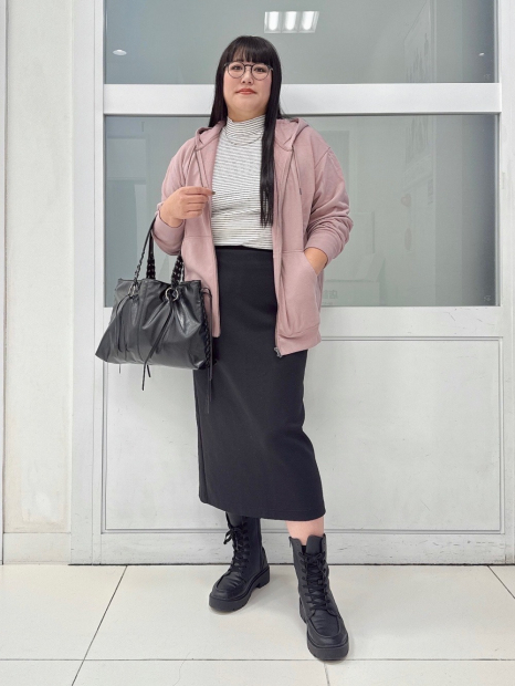 Женский лонгслив UNIQLO водолазка 1159857184 (Белый S)