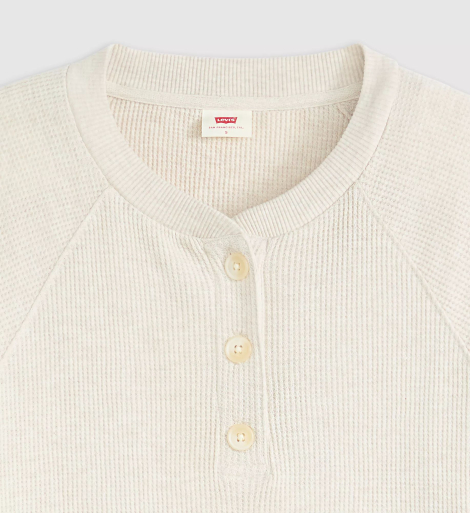 Жіночий лонгслів Levi's кофта 1159857270 (Бежевий S)