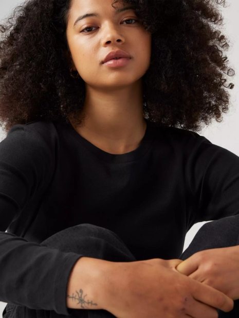 Женский лонгслив Levi's 1159857410 (Черный XS)