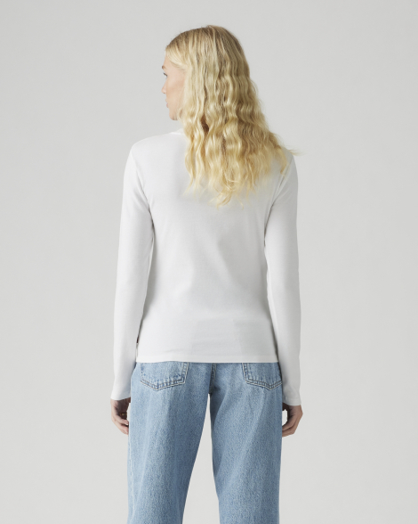 Женский лонгслив Levi's 1159857465 (Белый L)