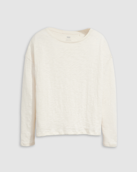 Женский лонгслив Levi's кофта 1159857476 (Молочный L)
