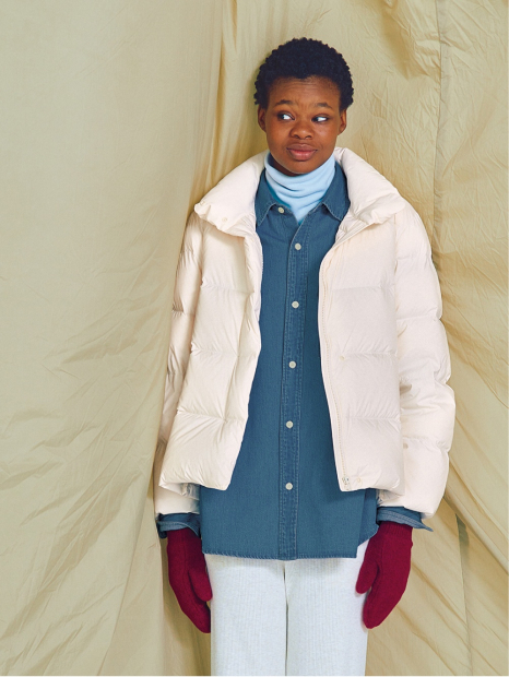 Флісовий лонгслів HEATTECH UNIQLO водолазка 1159857867 (Блакитний M)