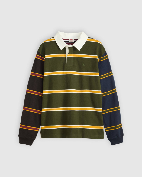 Чоловічий лонгслів-поло Levi's 1159857907 (Різні кольори L)