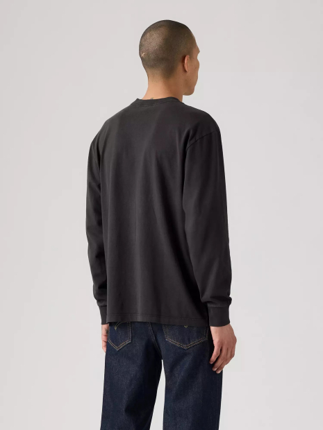 Чоловічий лонгслів Levi's 1159858328 (Чорний M)