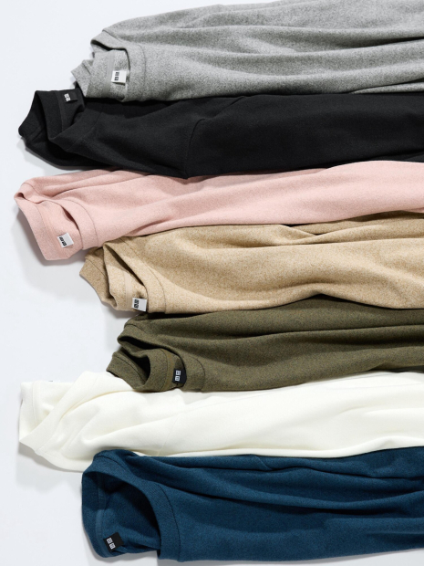 Флісовий лонгслів Uniqlo 1159858969 (Молочний XXL)