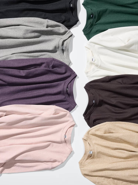 Флісовий лонгслів Uniqlo 1159858970 (Чорний XXL)