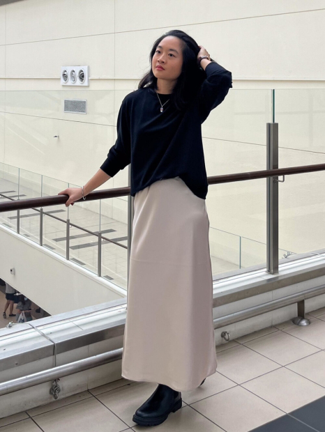 Флісовий лонгслів Uniqlo 1159858970 (Чорний XXL)