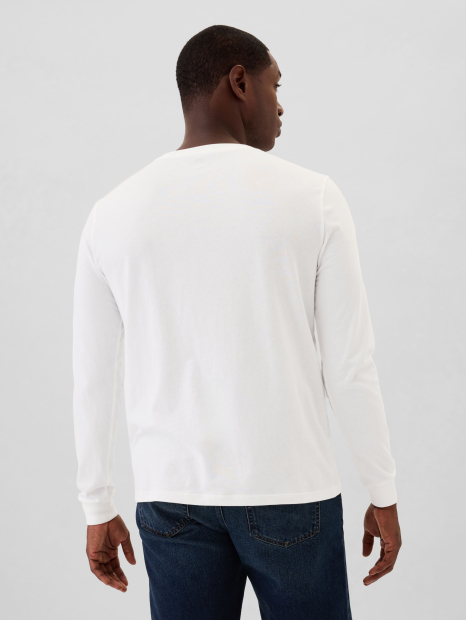 Базовий лонгслів GAP 1159859872 (Молочний M)