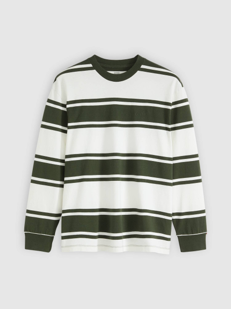 Чоловічий лонгслів Levi's 1159860608 (Білий/Зелений XXL)