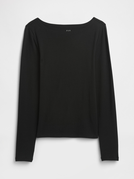 Базовый лонгслив GAP 1159861007 (Черный XXL)