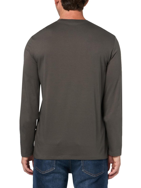 Базовый лонгслив Armani Exchange 1159861667 (Серый S)