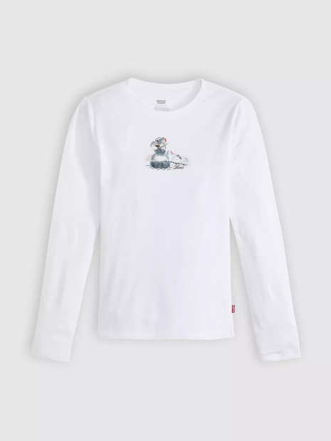 Женский лонгслив Levi's 1159862010 (Белый S)