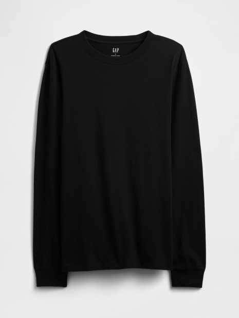 Базовый лонгслив GAP 1159862086 (Черный M)