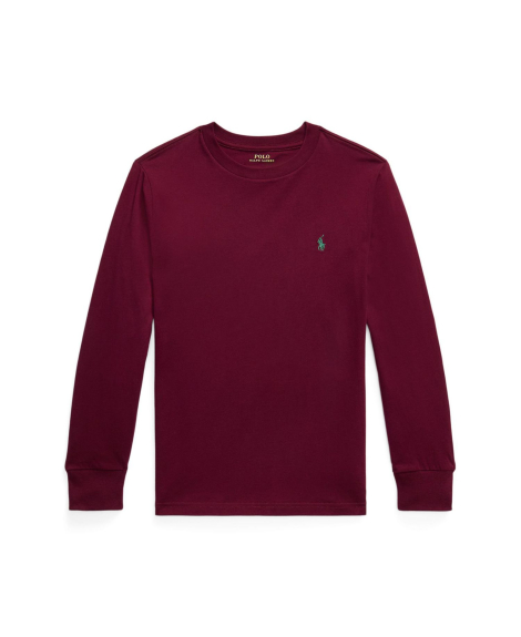 Детский лонгслив Polo Ralph Lauren с логотипом 1159862916 (Бордовый L) на рост 150-161 см