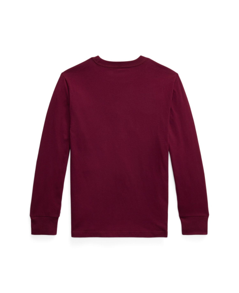 Детский лонгслив Polo Ralph Lauren с логотипом 1159862916 (Бордовый L) на рост 150-161 см